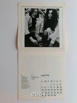 John Lennon Plastic Ono Band Uk Lp Live Peace In Toronto 1969 & Calendar