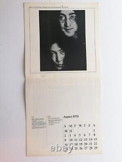 John Lennon Plastic Ono Band Uk Lp Live Peace In Toronto 1969 & Calendar