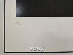 John Lennon Plate Signed Double Fantasy Limited Ed. Lithograph Beatles MATTED