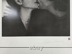 John Lennon Plate Signed Double Fantasy Limited Ed. Lithograph Beatles MATTED