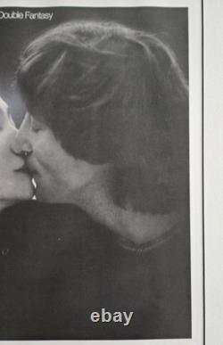 John Lennon Plate Signed Double Fantasy Limited Ed. Lithograph Beatles MATTED