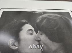 John Lennon Plate Signed Double Fantasy Limited Ed. Lithograph Beatles MATTED