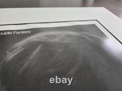 John Lennon Plate Signed Double Fantasy Limited Ed. Lithograph Beatles MATTED