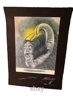 John Lennon Poster by Alan Aldridge, Signed and Numbered Edition 784/1000