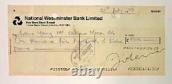 John Lennon RARE Signed Lennon Productions UK Bank Check BAS Beckett The Beatles