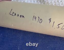 John Lennon RARE Vintage 1970 Poster Day-Glo Pop Art 35 1/2 X 23 1/2 Beatles