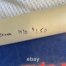 John Lennon RARE Vintage 1970 Poster Day-Glo Pop Art 35 1/2 X 23 1/2 Beatles John Lennon RARE Vintage 1970 Poster Day-Glo Pop Art 35 1/2 X 23 1/2 Beatles