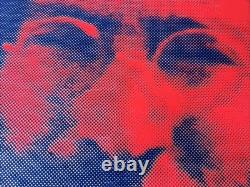 John Lennon RARE Vintage Poster Day-Glo Pop Art 35 1/2 X 23 1/2 Beatles 1970