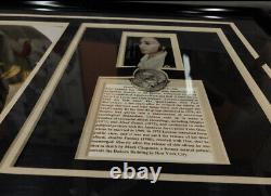John Lennon RARE framed To catch a star photo and coin set MEMORIAL TRIBUTE