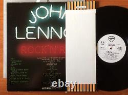 John Lennon ROCK'N' ROLL JAPAN ORIGINAL APPLE WHITE PROMO EAS-80175 withOBI