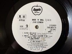John Lennon ROCK'N' ROLL JAPAN ORIGINAL APPLE WHITE PROMO EAS-80175 withOBI