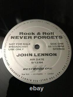 John Lennon (Radio Show) Rock N Roll Never Forgets (Beatles) 5 LPS (1984)