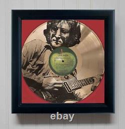 John Lennon Rock N Roll Gold Record Etched LP Shadowbox Display