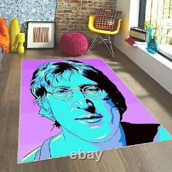 John Lennon Rug, Beatles Rug, Rug for Living Room Rug, Area Rug, Funny Doormat