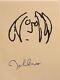 John Lennon Self Portrait And Yoko Ono Signed Drawing Beatles Art