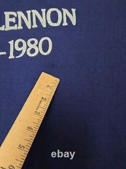 John Lennon Shirt 1940-1980 Memorial The Beatles Vintage Single Stitch Belton M
