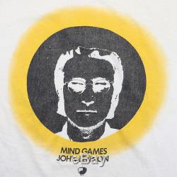 John Lennon Shirt Vintage tshirt 1973 Mind Games Apple Records Rock Band Beatles