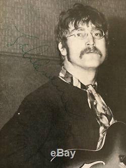 John Lennon Signature Autograph Beatles Monthly Book Becket/Tracks Authenticity