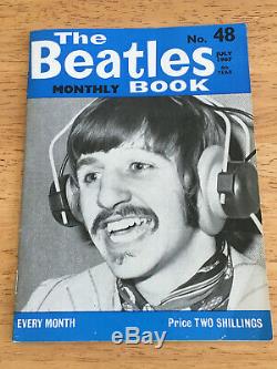 John Lennon Signature Autograph Beatles Monthly Book Becket/Tracks Authenticity