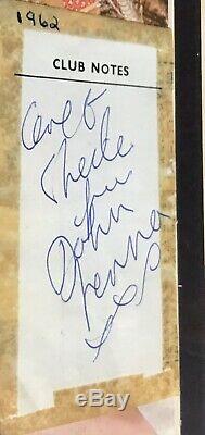 John Lennon Signed Autograpgh Beatles 1962 Cavern Club Tracks Coa