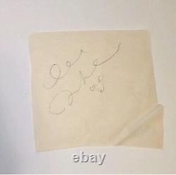 John Lennon Signed Autograph Cut With COA Beatles Signature Authentic