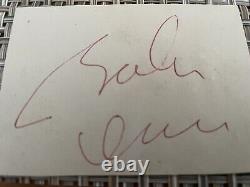 John Lennon Signed Autograph Dorchester 1964 Beatles Card