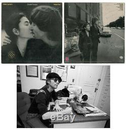 John Lennon Signed Double Fantasy Album With Full Photo Provenance The Beatles