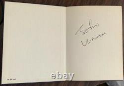 John Lennon Signed In His Own Write Book 23rd April 1964 Beatles Fab Autograph