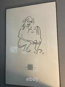 John Lennon Signed Suite SERIES Of 4 3934/5000 UNFRAMED. See details. Thank you