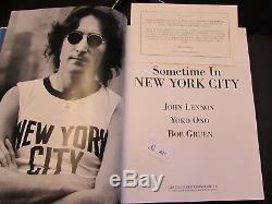 John Lennon, Sometime In Nyc, Signed, Bob Gruen & Yoko Ono, Genesis Publications