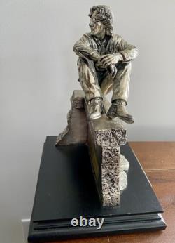 John Lennon Sterling Silver Plated Artist Proof Statue 12/250 Beatles Scarce