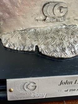 John Lennon Sterling Silver Plated Artist Proof Statue 12/250 Beatles Scarce