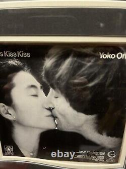 John Lennon The Beatles Just Like Starting Over Single Display with Albums