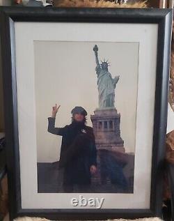 John Lennon, The Beatles, Large Framed Color by B. Gruen, Photograph, RARE
