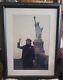 John Lennon, The Beatles, Large Framed Color by B. Gruen, Photograph, RARE
