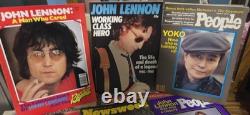 John Lennon/ The Beatles Magazine LOT (15) From 1980 1984
