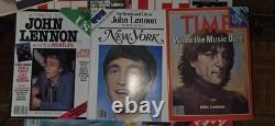 John Lennon/ The Beatles Magazine LOT (15) From 1980 1984