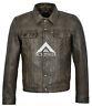 John Lennon The Beatles Rubber Soul Mens Trucker Dirty Brown Real Leather Jacket