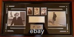 John Lennon The Beatles Signed Autographed Framed 38x19 Display Beckett Bas Coa