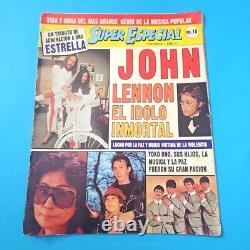 John Lennon The Beatles Yoko Ono Super Especial Magazine