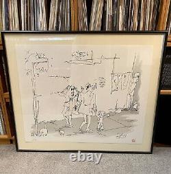 John Lennon The Dakota Days Jazz, Man Hand Signed by Yoko Ono Serigraph 193/300