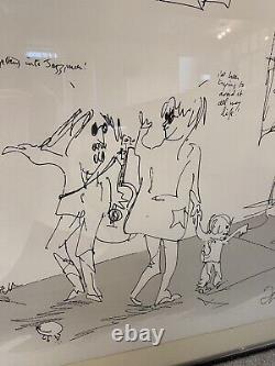 John Lennon The Dakota Days Jazz, Man Hand Signed by Yoko Ono Serigraph 193/300