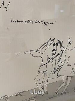 John Lennon The Dakota Days Jazz, Man Hand Signed by Yoko Ono Serigraph 193/300