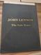 John Lennon The Solo Years Lyric Prints Ltd Edition # 271/1000