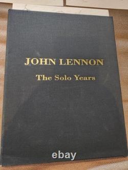 John Lennon The Solo Years Lyric Prints Ltd Edition # 271/1000