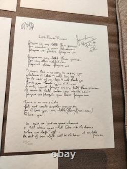 John Lennon The Solo Years Lyric Prints Ltd Edition # 271/1000