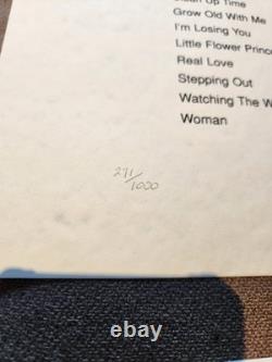John Lennon The Solo Years Lyric Prints Ltd Edition # 271/1000