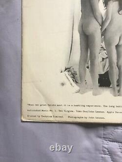 John Lennon-Two Virgins 1968 1st Press Apple Lp Mega Rare Hens Teeth The Beatles
