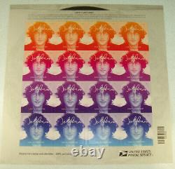 John Lennon USPS Commemerative Sheet 2017 Postage Stamps The Beatles Forever