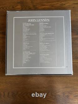 John Lennon Vinyl 9-LP Silver Box set 1981 JLP8 Beatles